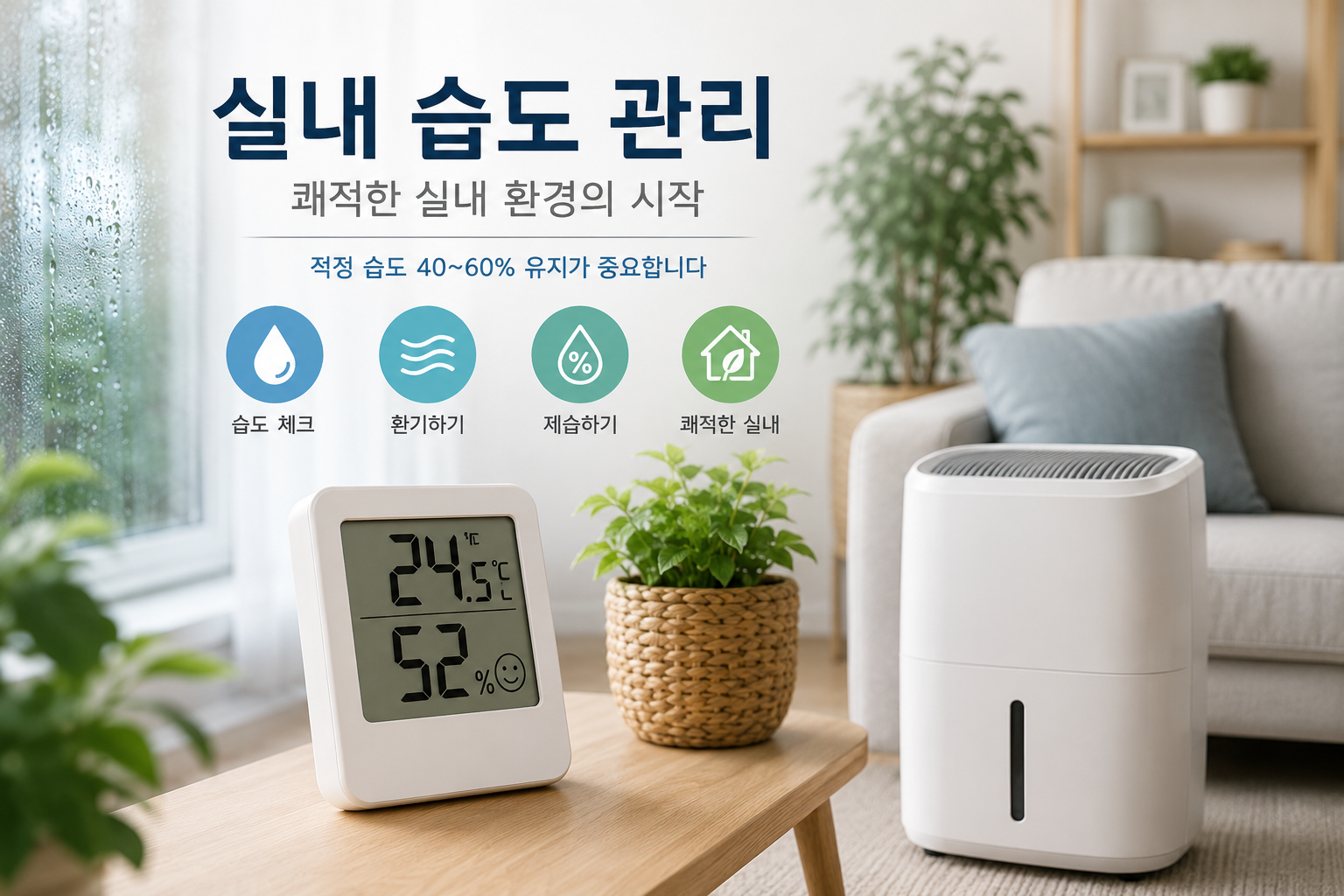 실내 습도 관리하는 방법